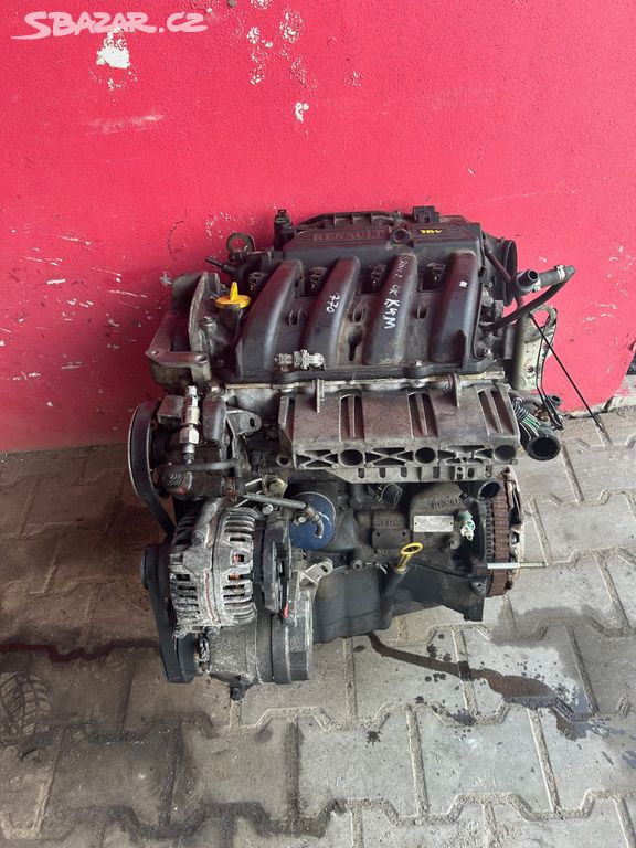 Motor 1,6 16V 79KW K4M A7 Renault Scenic kompletní