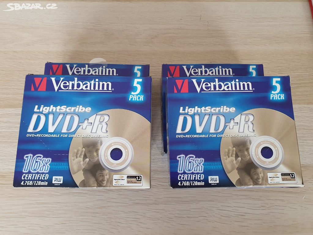 DVD+R LightScribe 4.7 GB 20 ks
