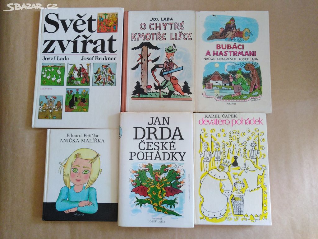 Pohádky a knihy pro děti -ceny max. do 40Kč/1kniha