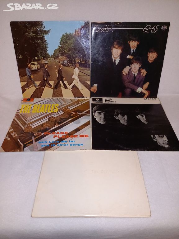 LP desky - The Beatles - 5 titulů.