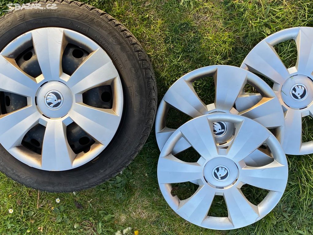 Zimní pneu včetně disků Fabia 3