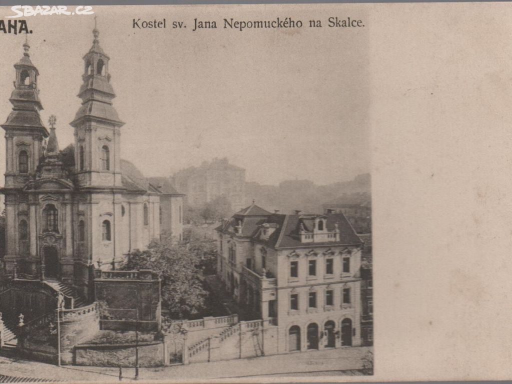 Praha Kostel sv. Jana Nepomuckého na Skalce PBZ13)