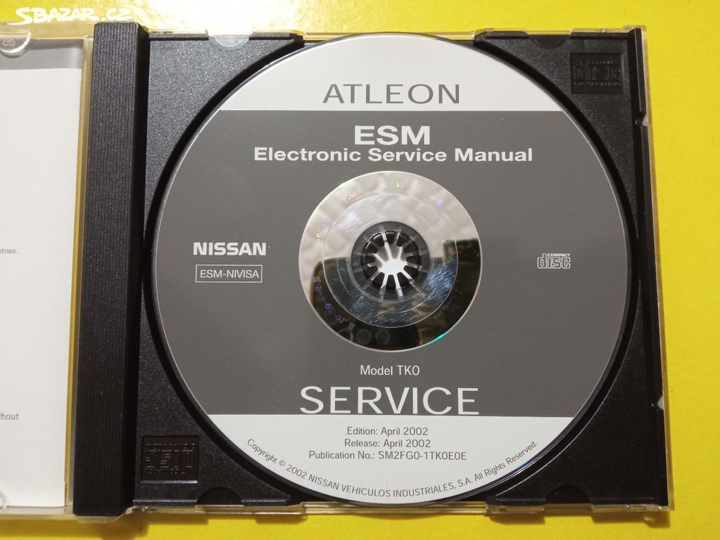 originální servisní manuál NISSAN ATLEON TK0