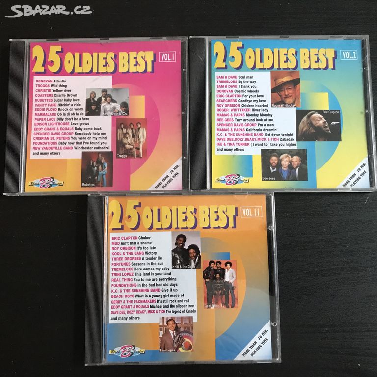 3 CD 25 Oldies Best.