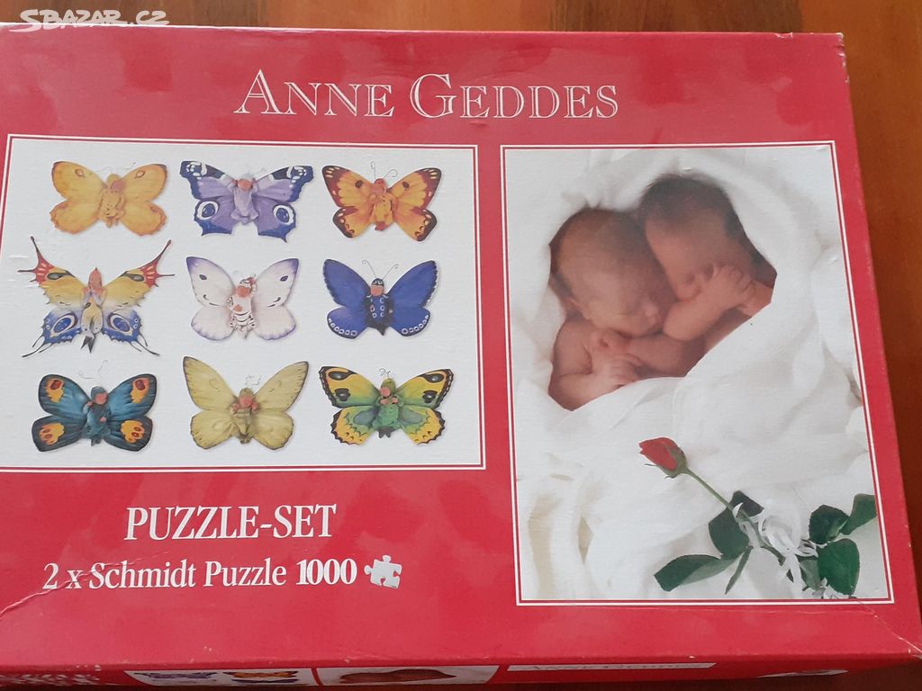 puzzle miminka 2x1000 ks