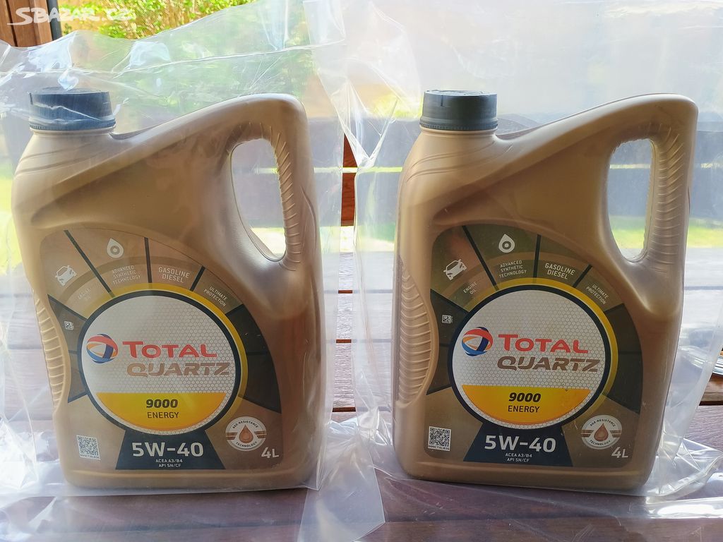 Motorový olej Total Quartz 5W-40 4L + OEM ol. filt