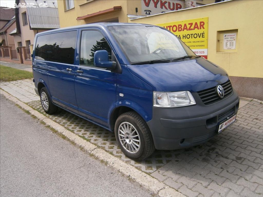 Volkswagen Transporter, 2,5 TDI KLIMA 6 MÍST