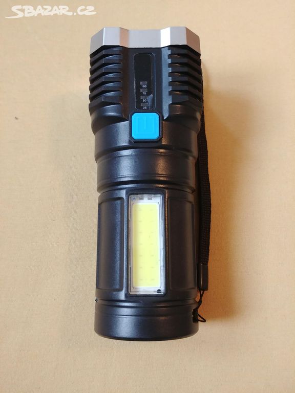 LED svítilna s USB nabíjením