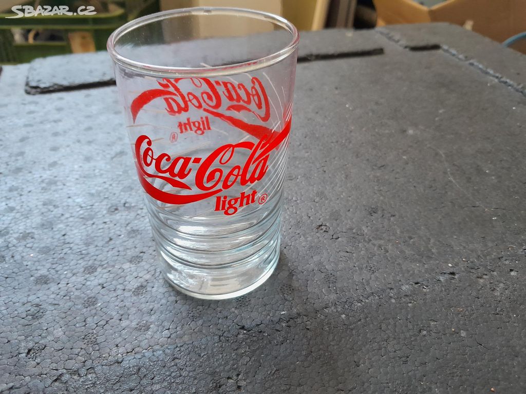 Retro sklenice Coca-Cola