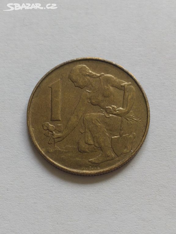 Mince 1 Koruna 1991 ČSFR