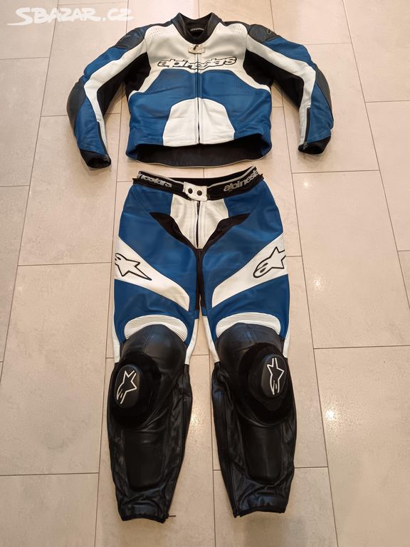 Alpinestars GP-Pánská kožená moto kombinéza,