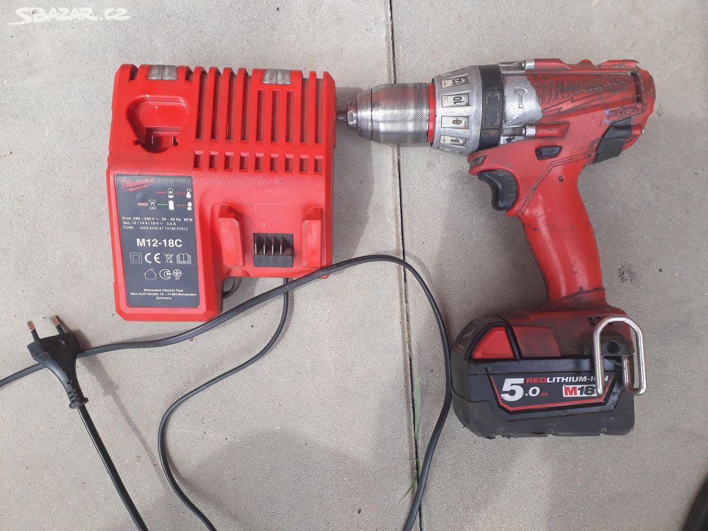 příklepová AKU vrtačka Milwaukee M18 FUEL