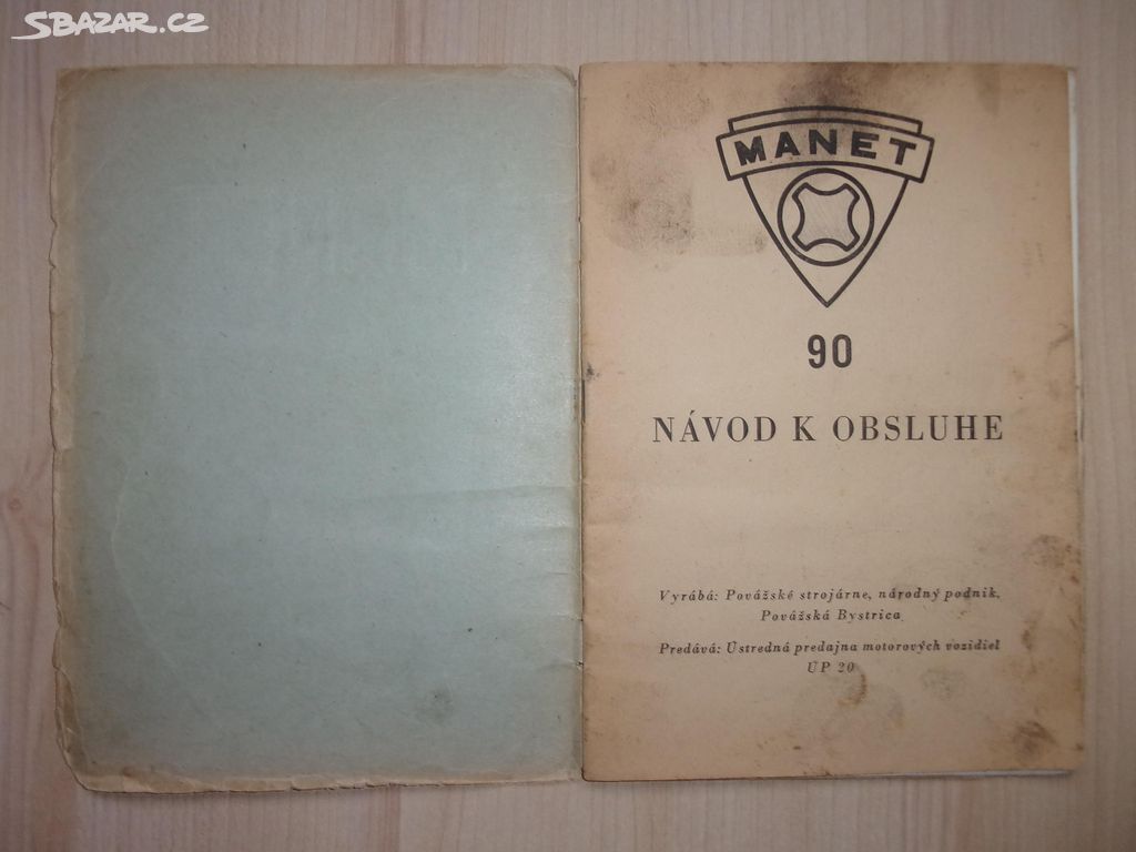 MANET 90 - NÁVOD K OBSLUZE - originální příručka