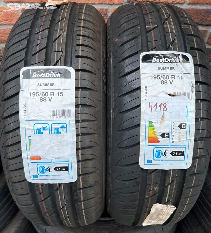 Nové letní pneumatiky 195/60 R15 BestDrive