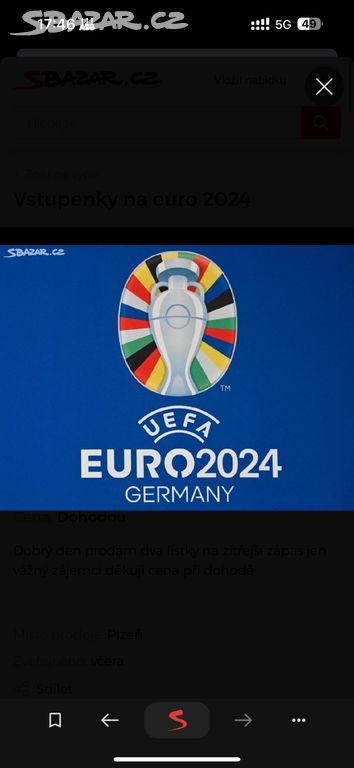 Lístky na Euro 2024