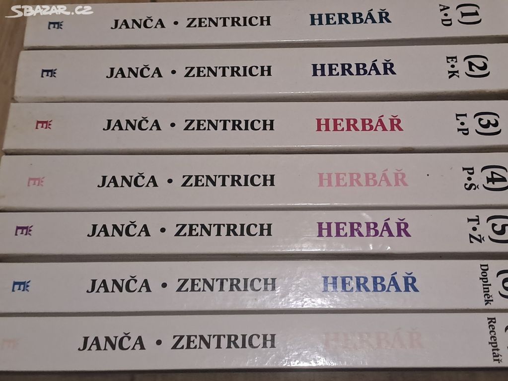 Herbář léčivých rostlin Janča a Zentrich, komplet