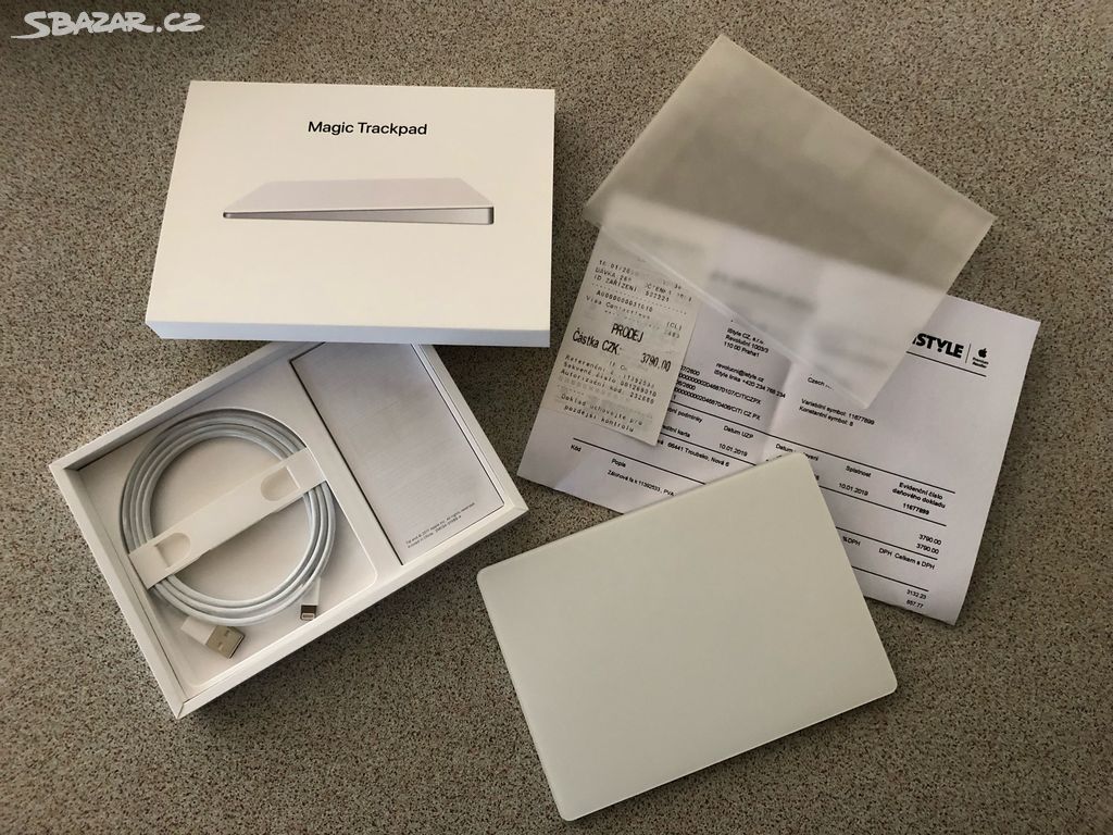 Apple Magic Trackpad Bílý kupováno v iStyle