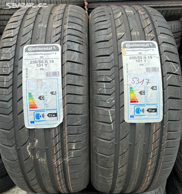 Nové letní pneumatiky 235/55 R19 Continental CSC5