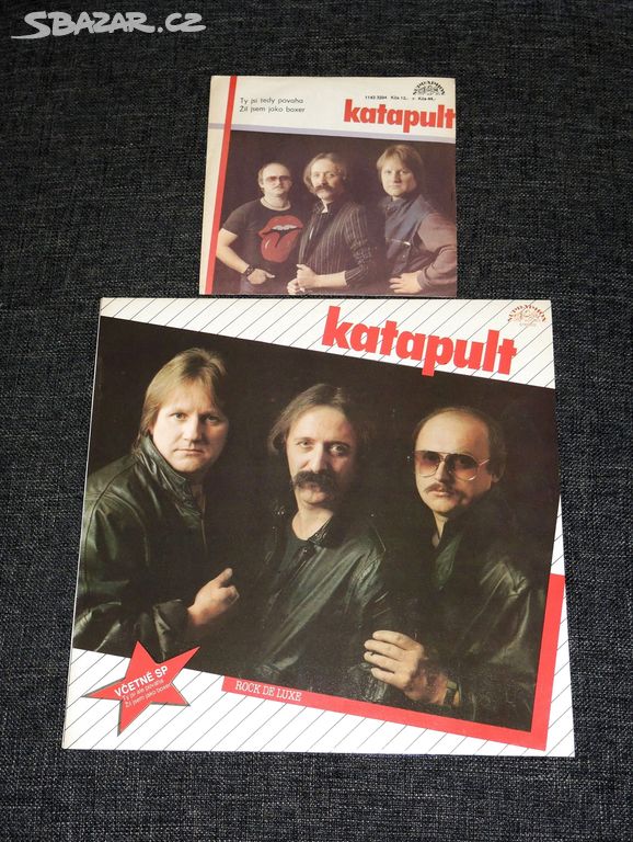 LP + singl Katapult - Rock De Luxe (1986) TOP STAV