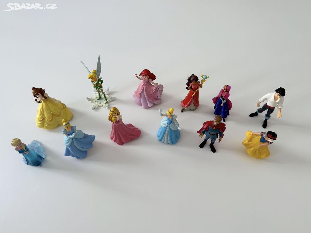 11 x Disney Princezny Bullyland mix