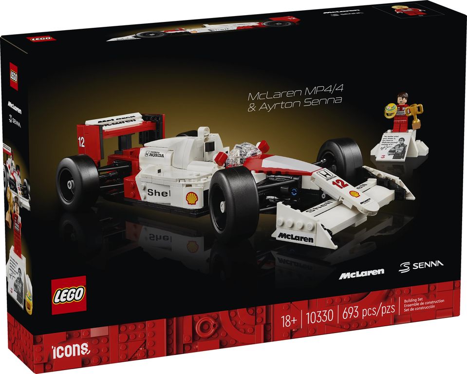 LEGO 10330 McLaren MP4/4 a Ayrton Senna
