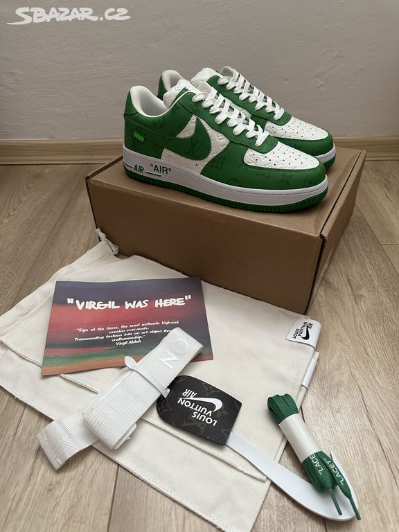 Nike Air Force 1 x Louis Vuitton Green vel. 45