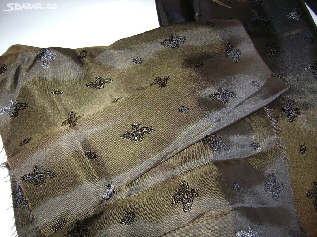 19) Retro pánská podšívka, zbytek ze šití