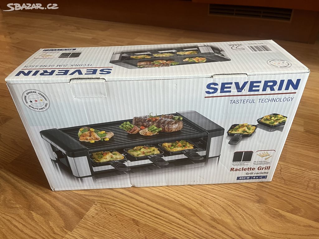 Severin Raclette gril RG 2676 - nový