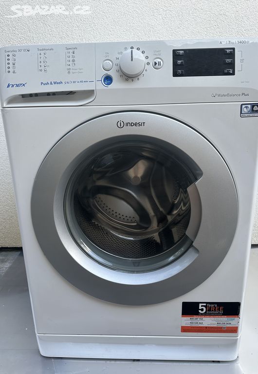 Pračka Indesit BWE 71453X WSSS EU - 7kg - TOP