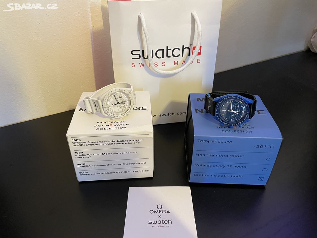 Omega Swatch Moonphase a Uranus