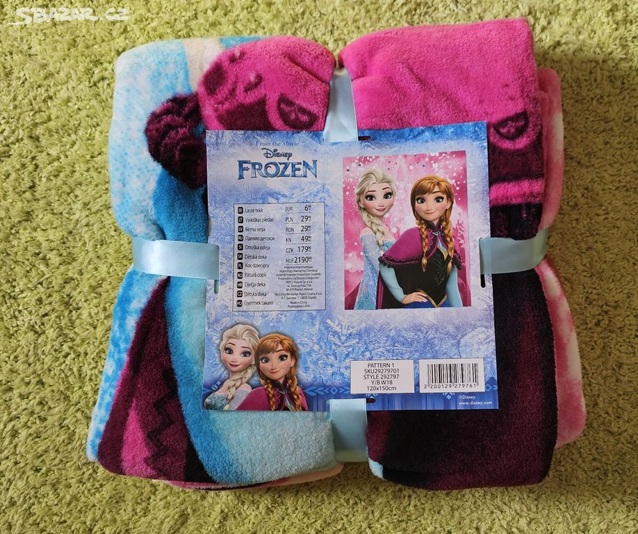 Nová dětská deka Frozen