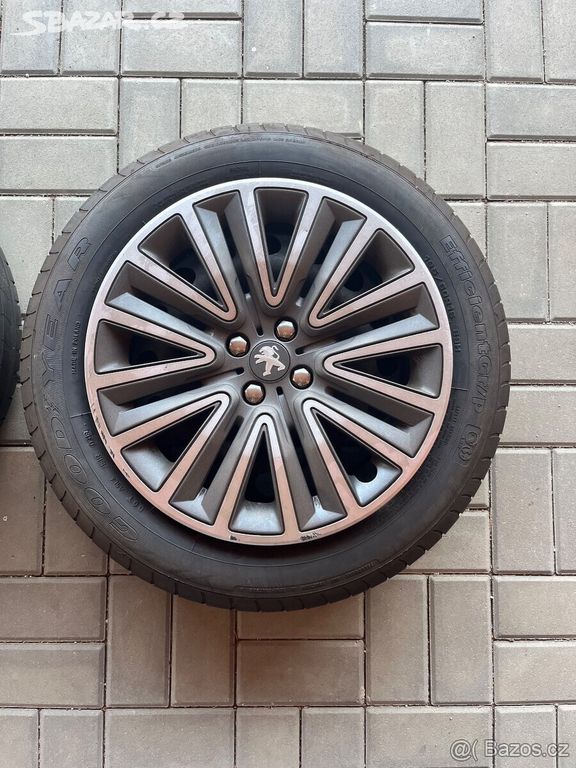 Peugeot disky a letní pneu Goodyear