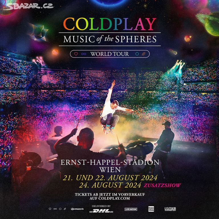 coldplay listky