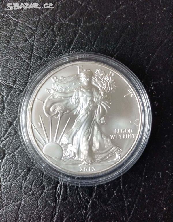 Stříbrná mince American eagle 1 Oz 2013