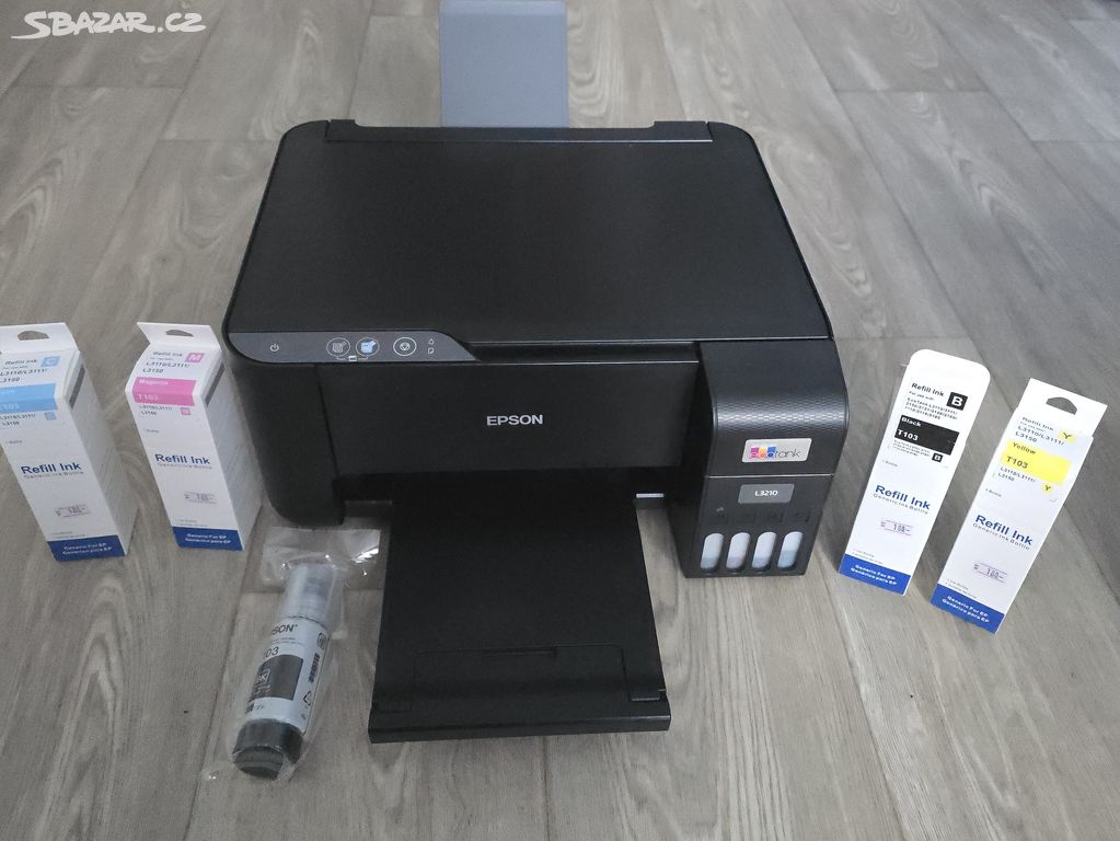 Tiskárna Epson L3210 + náplně