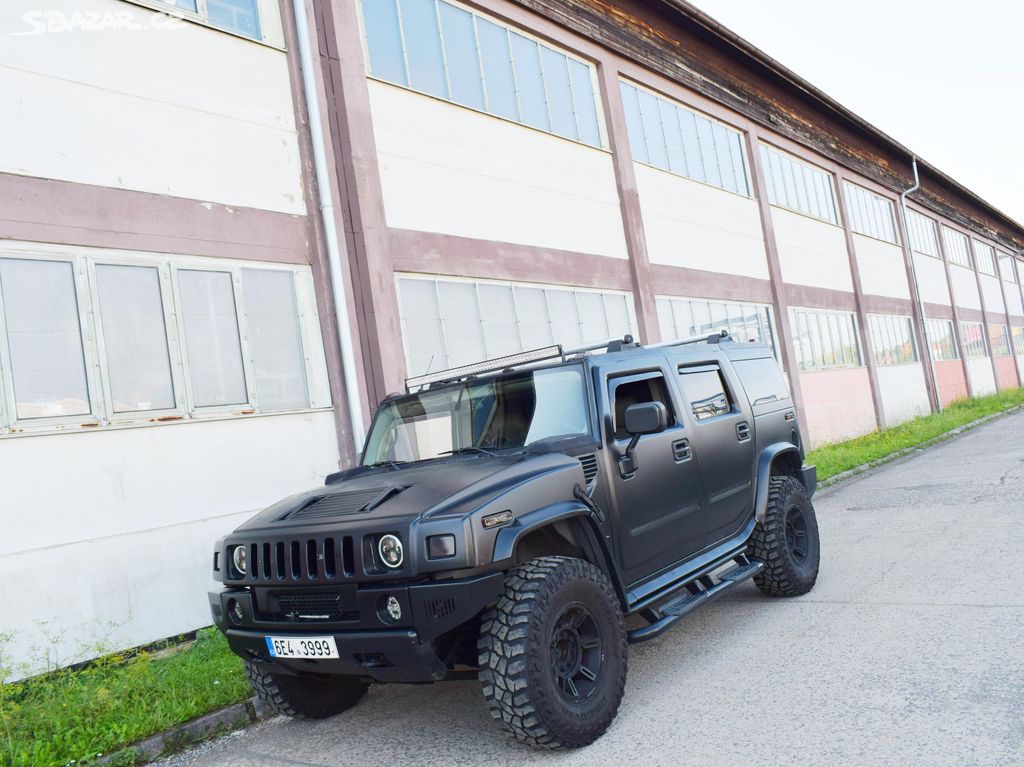 HUMMER H2 6.0 V8/LPG/TAŽNÉ/KŮŽE/NÁŠLAPY/VÝBAVA/