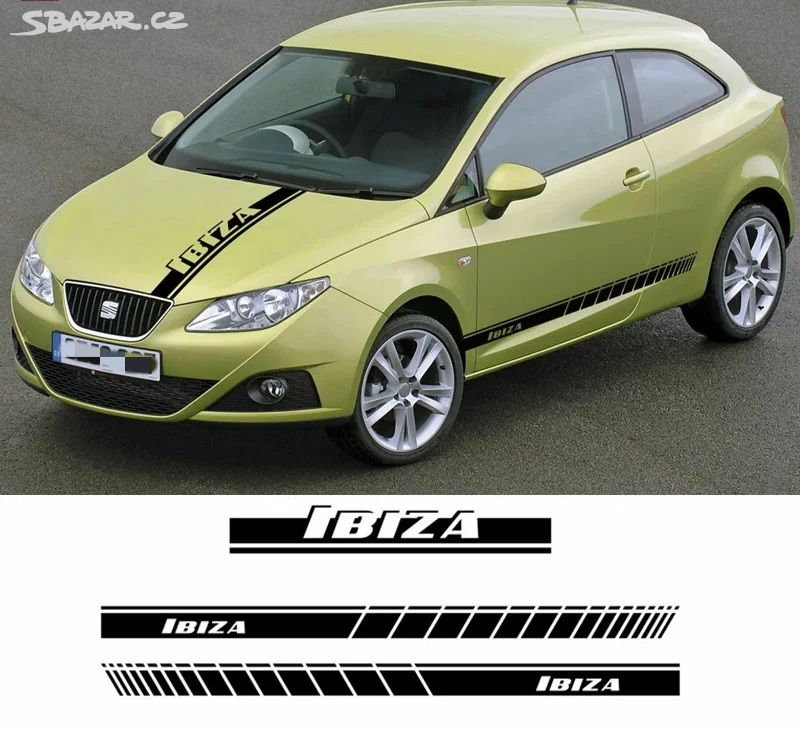 SEAT IBIZA / samolepky na karoserii