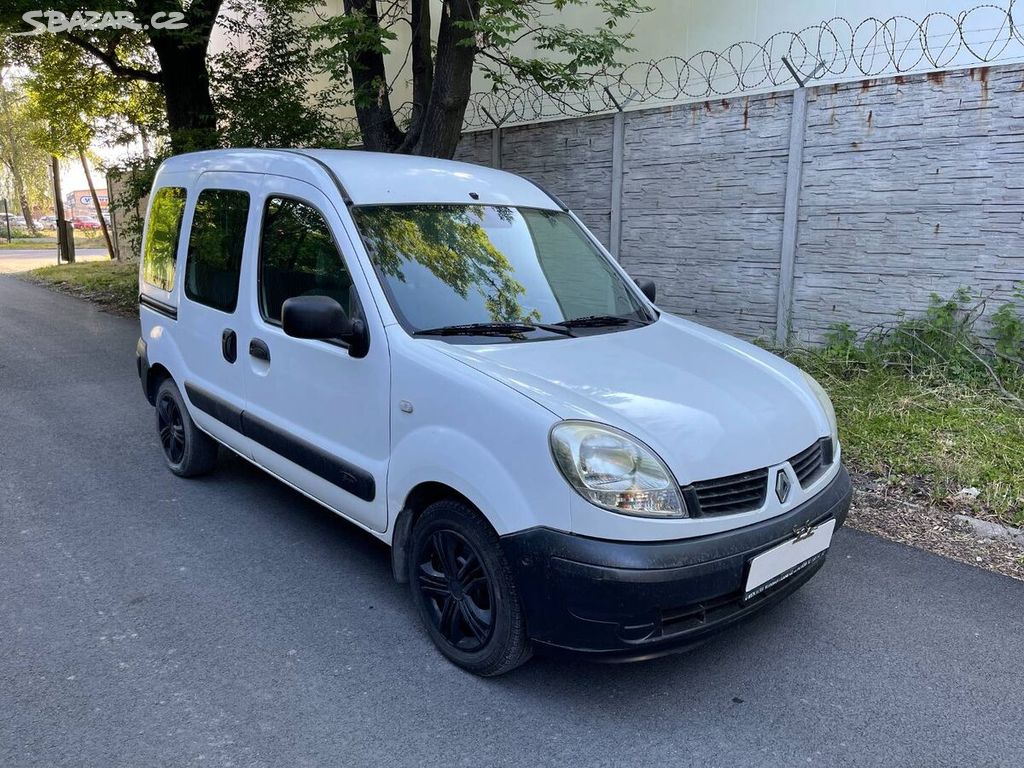 Renault kangoo 1.2 16v, 5 míst, 1. maj. Čr, DPH,TZ