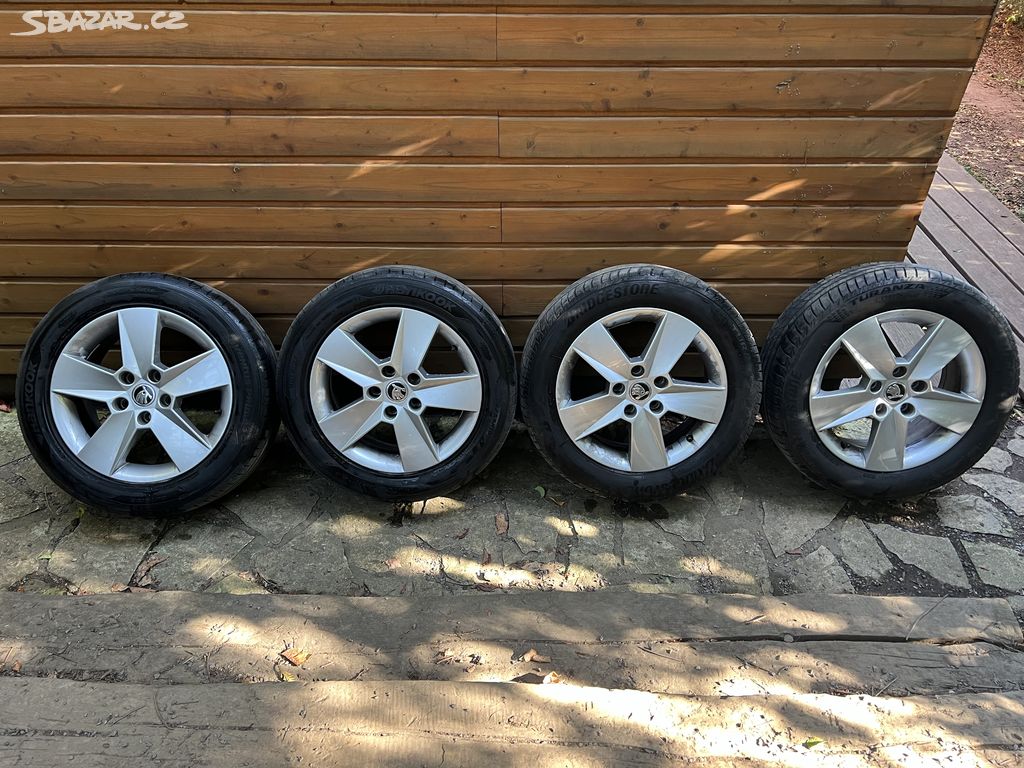 Alu Illias 5x112 R16 6,5J ET46 pneu letní+zimní