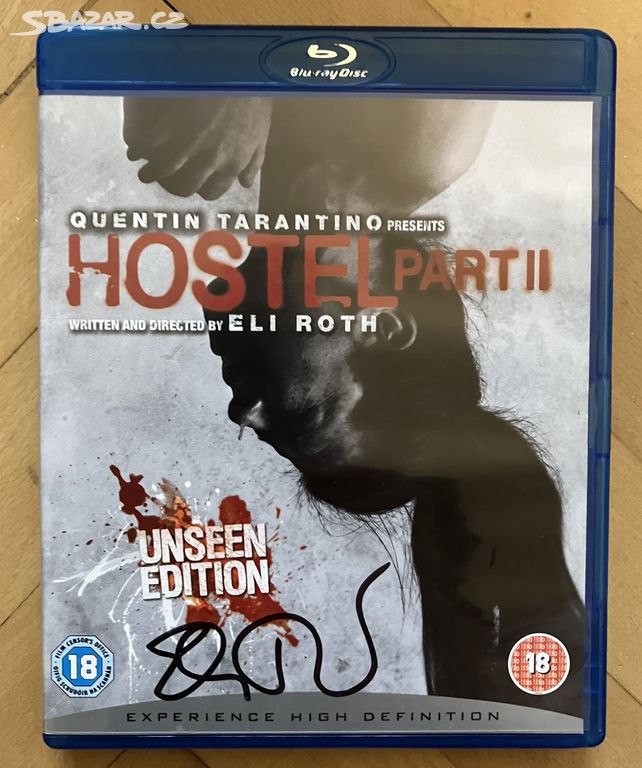 Hostel 2 blu-ray PODEPSAL Eli Roth