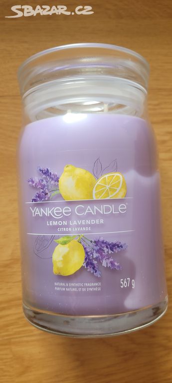 Nová vonná svíčka Yankee Lemon Lavender 567 g