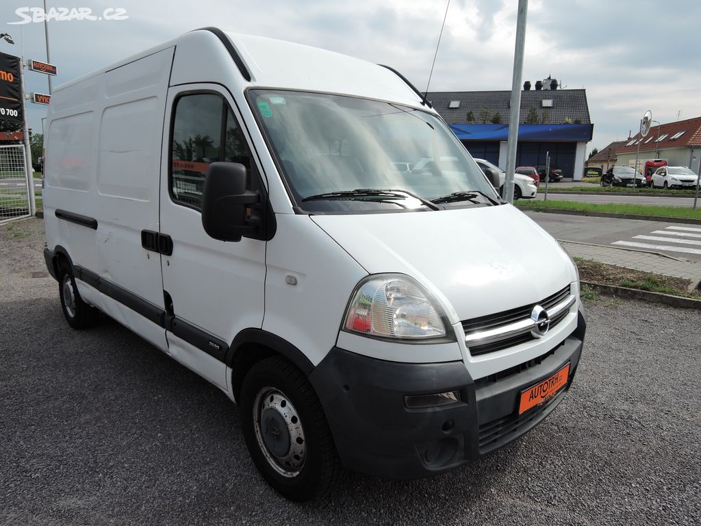 Opel Movano 2,5 CDTi 90tkm plošina Klima 2007