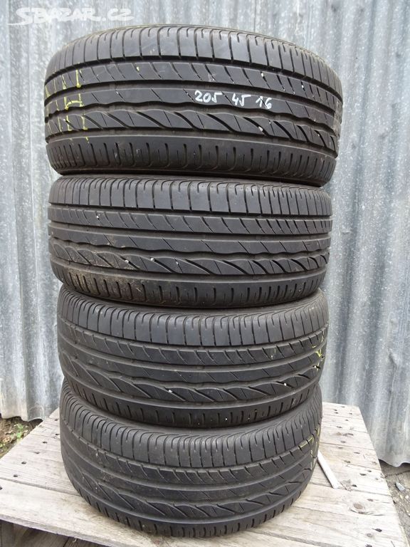 Letní pneu Bridgestone Turanza, 205/45/16, 4 kusy