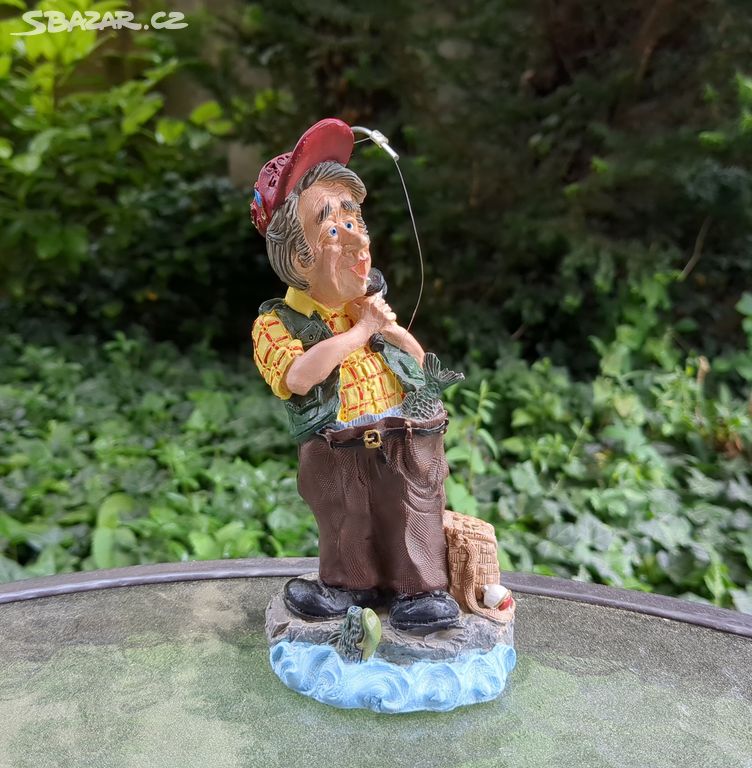 Figurka - rybář / Gone Fishing - 17,5cm