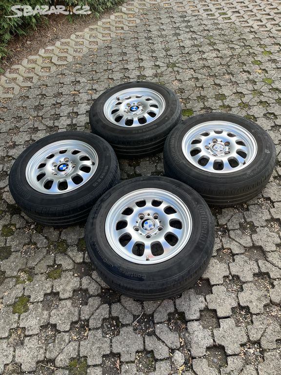 ALU KOLA R15 5X120, NOVĚ VYVÁŽENO, ORIG. BMW