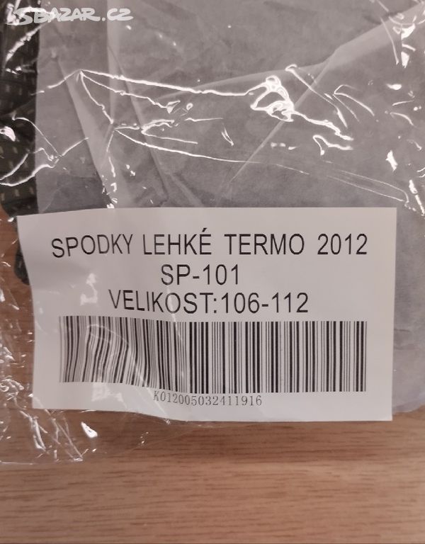 Prodám spodky lehké Termo 2012 vel.106/112