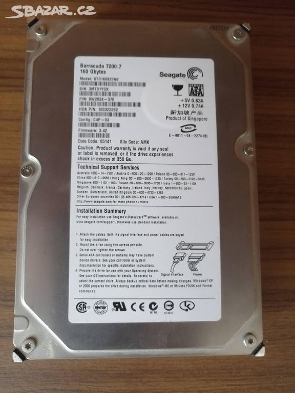 HDD 160Gb Seagate Barracuda