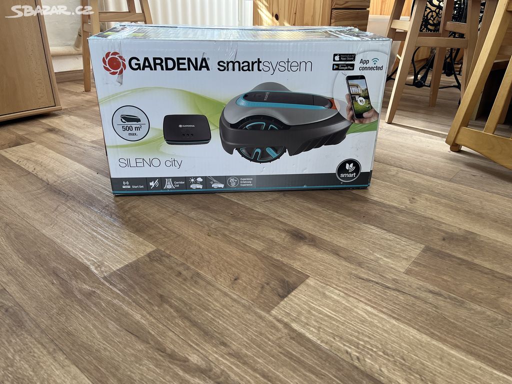 Prodám novou robotickou sekacku Gardena