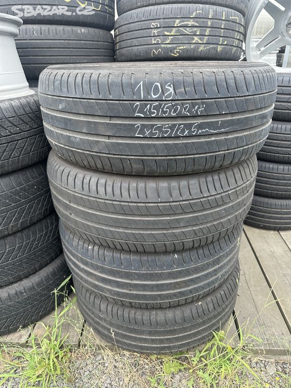 VÝPRODEJ !! 4x letní pneu 215/50 R18 Michelin