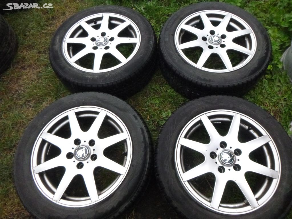 4x alu (5x112) zimní pneu nokian 205/55 r16